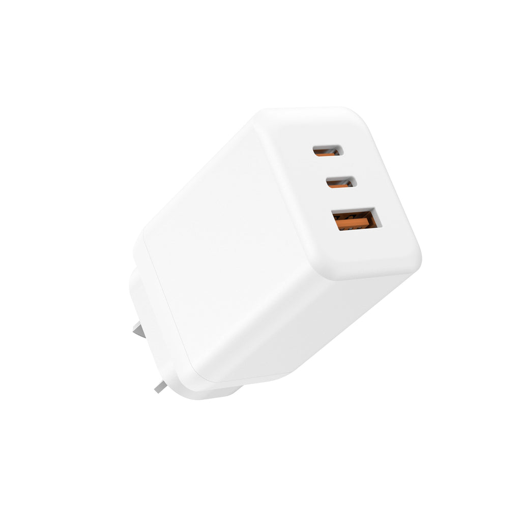 Premium 65W GaN Dual USB-C Fast Wall Charger (AU Plug)